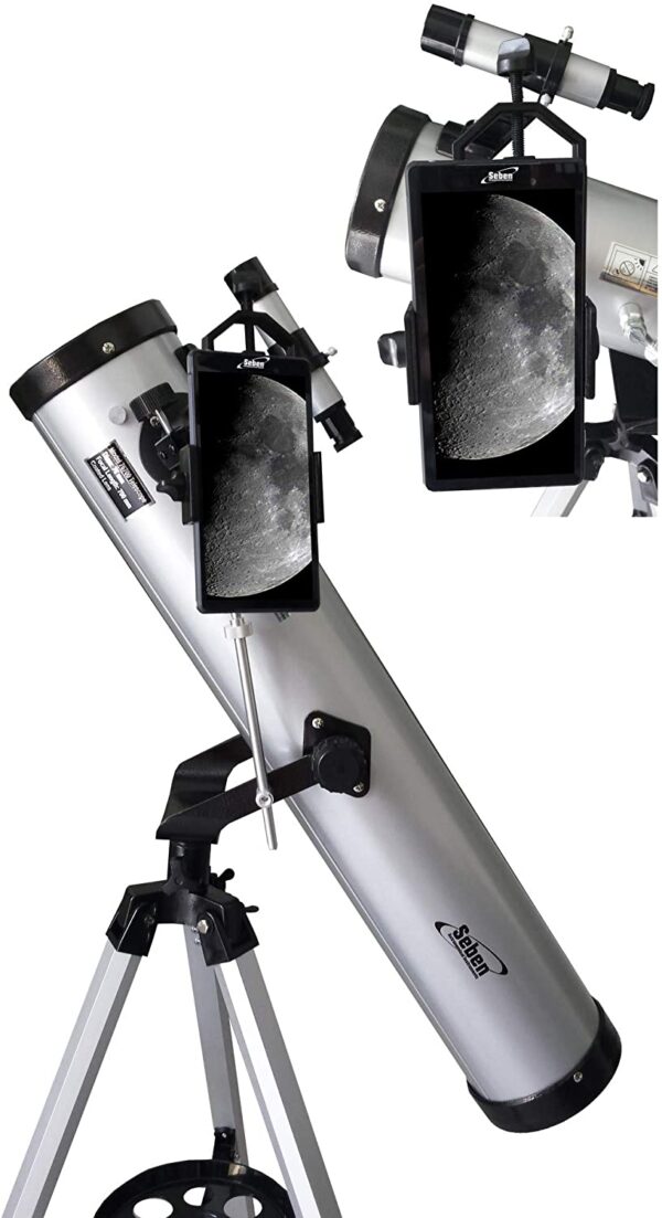 Telescopio monoculare astronomico specchio 76mm focale 700mm montatura azimutale