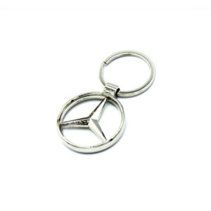 1x Portachiavi Mercedes Benz argento anello