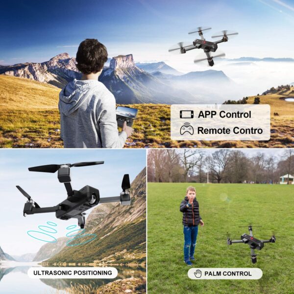 Eachine ex3 1.6Km Drone 2K Telecamera GPS Brushless 5Ghz WiFi Lente