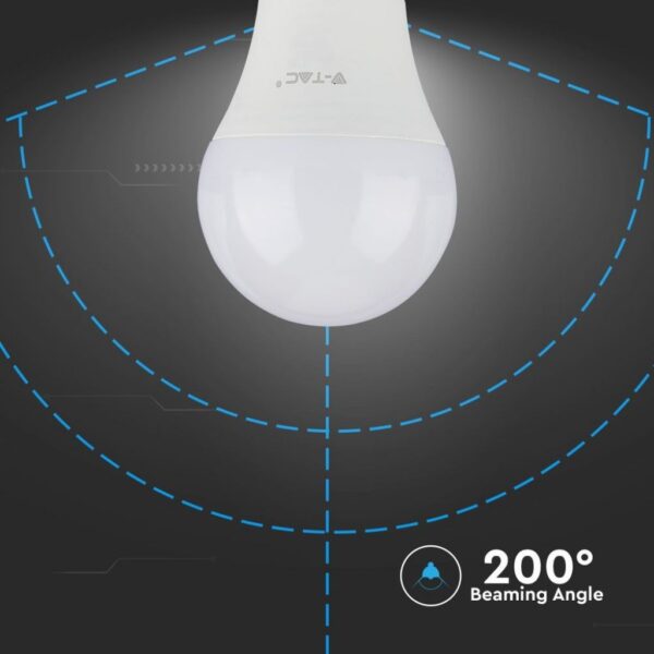 10 x V-TAC Lampadina LED E27 9W A60 3000K/4000K