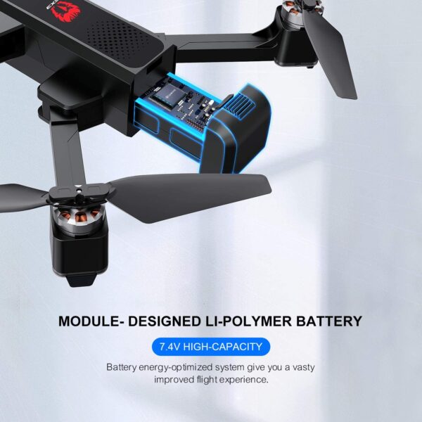 Eachine ex3 1.6Km Drone 2K Telecamera GPS Brushless 5Ghz WiFi Lente