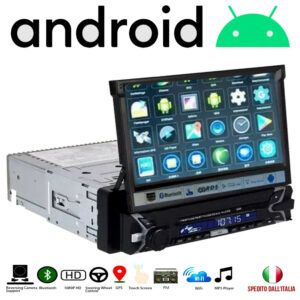 Autoradio 1 Din Android 7 Pollici Gps Wifi