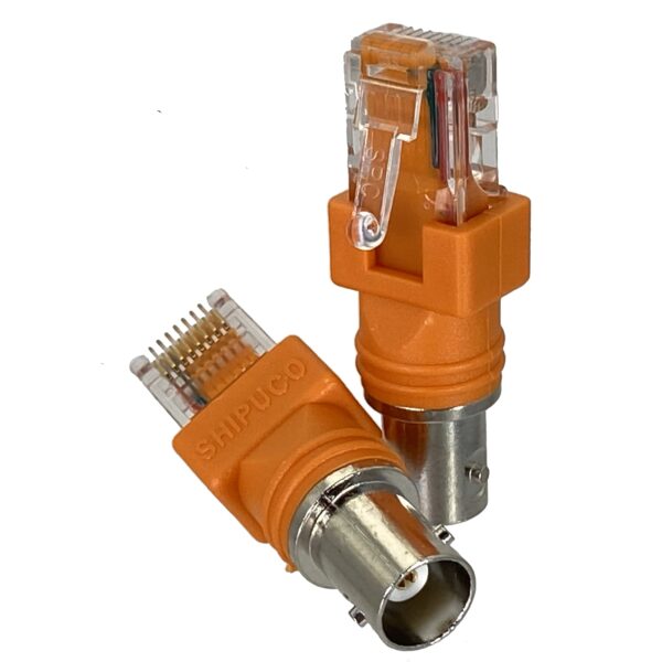 BNC femmina a RJ45 maschio adattatore connettore