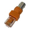 BNC femmina a RJ45 maschio adattatore connettore