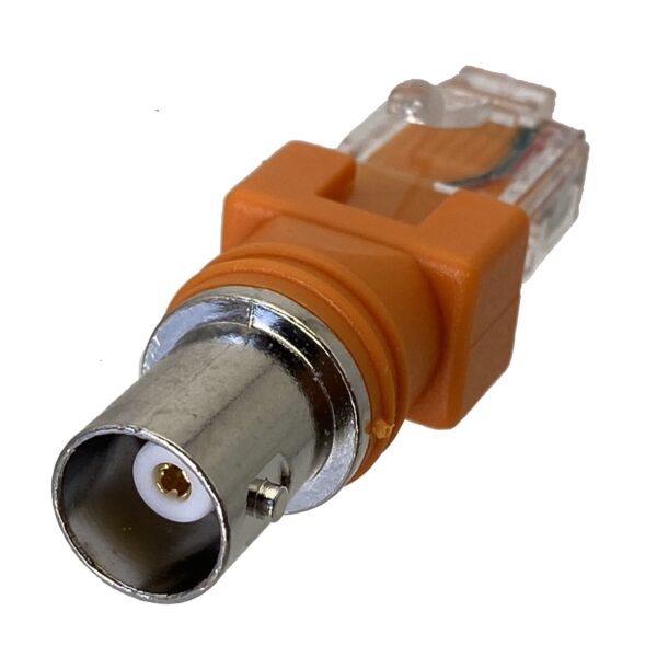 BNC femmina a RJ45 maschio adattatore connettore