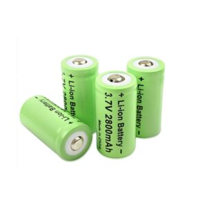 Batteria CR123A /16340 Ricaricabile e Caricabatterie Lcd