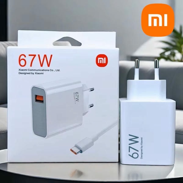 Xiaomi Caricatore Rapido 67W con Cavo USB C 6A