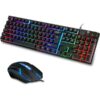 Fantastico kit da Gioco Retroilluminato Tastiera e Mouse