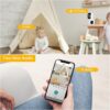 Telecamera a Doppia Lente Baby Monitor Ip Wifi 8 mpx 4k