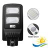 Faro led lampione stradale 60w pannello solare crepuscolare telecomando [Classe di efficienza energetica A]