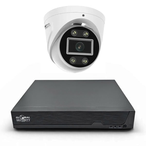 Kit Videosorveglianza 5MP Dome GSS Pro | Sistema Filare BNC, XVR 8M-N AI e Ottica F1.2