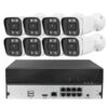 kit Videosorveglianza 8 Telecamere Ip Poe 5 Mpx
