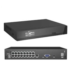 GSS Ultra NVR 16 Canali PoE 4K – Videoregistratore IP con Switch Integrato e Doppio HDD