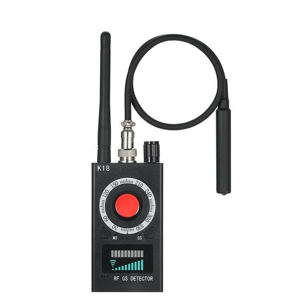 Rilevatore di Microspie Professionale– Anti-Spy Wireless 1MHz-8GHz, Scova Telecamere Nascoste, GPS, Trasmettitori, Modalità Intelligente