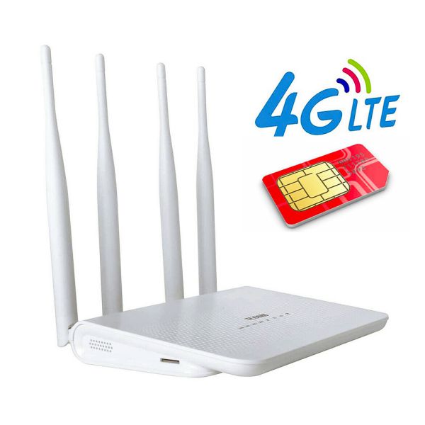Router Modem wi-fi 4g Lte Wifi Fisso Wireless Hotspot Mobile Sim