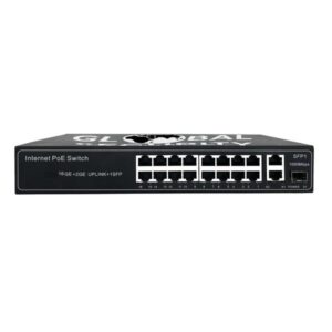 Switch PoE Gigabit 16 Porte + 2 LAN + 1 SFP GSS Ultra