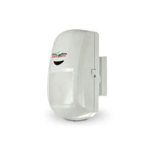 Sensore Movimento Interno Wireless 433 MHz – Portata 12m, Angolo 90°, Immune Animali, Batteria 9V, Avviso Scarica Batterie