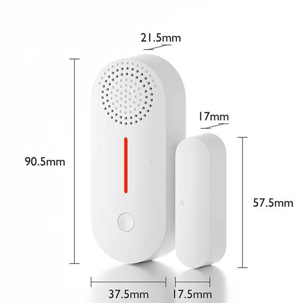 Sensore per Porte e finestre WiFi Rilevatori di Porte aperte e Chiuse