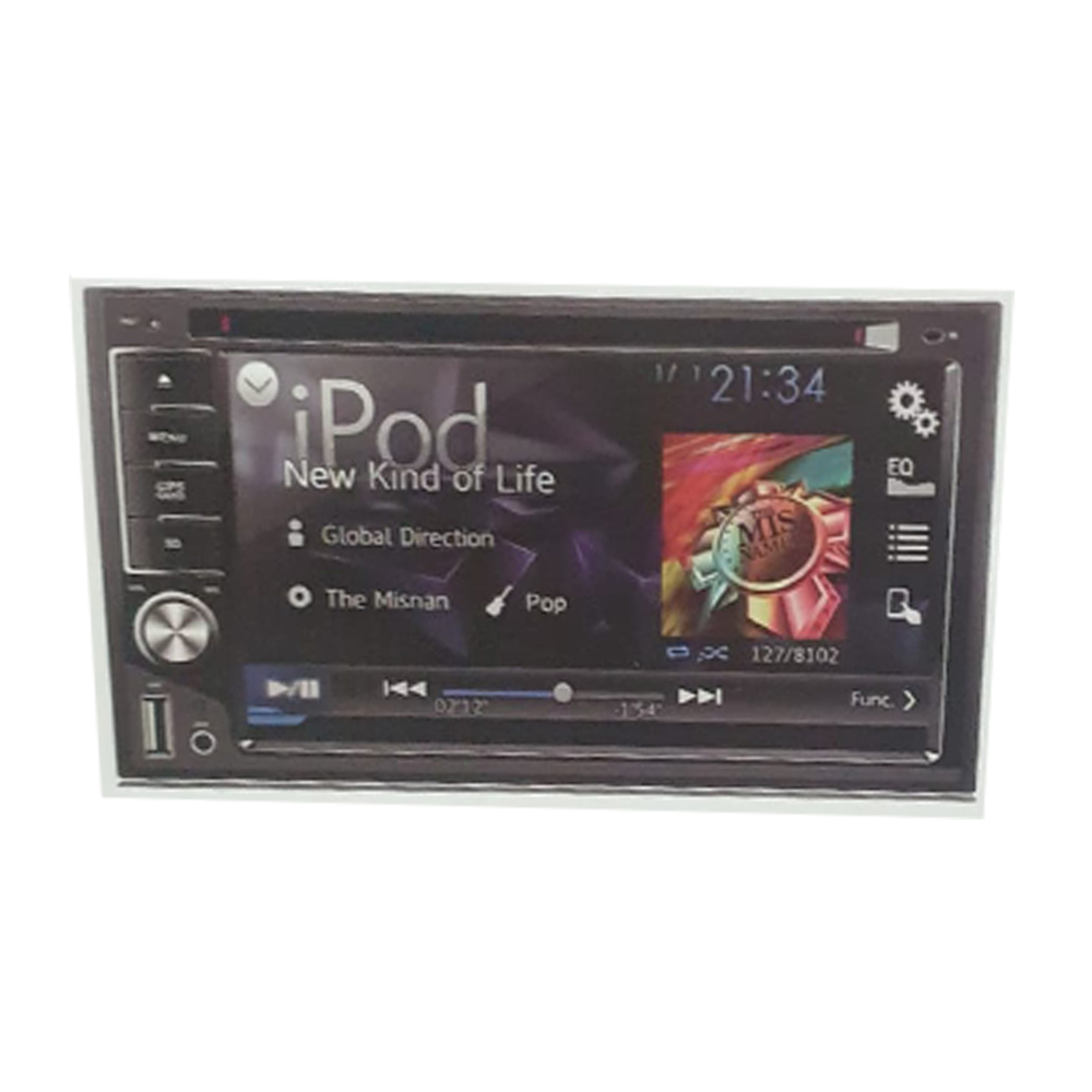 Autoradio 7 Pollici 2 Din Dvd e CD Bluetooth Touch Screen