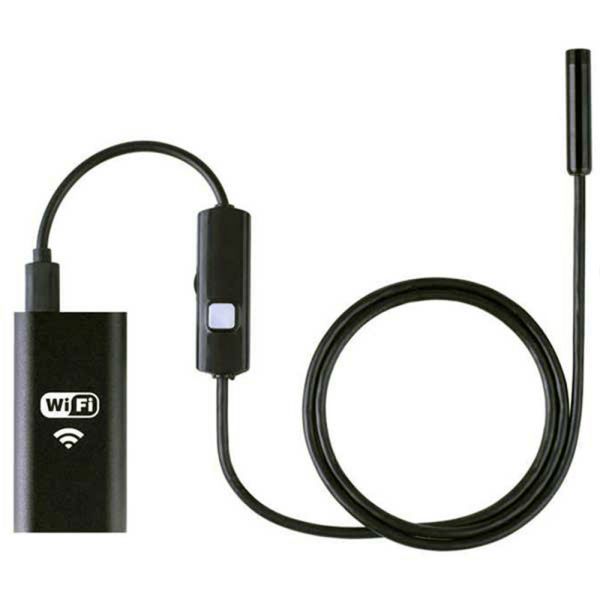 Wi-Fi Endoscopio 3mt Telecamera 8mm Obiettivo 3.5m Filo Duro Impermeabile  Esame Endoscopio Bore scope