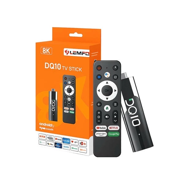 TV Stick Android 138K con Wi-Fi 6 | 4GB + 32GB, Controllo Vocale