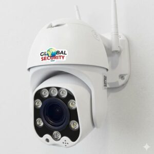Telecamera PTZ WiFi 5MP con Zoom Ottico 5X 2.7-13.5mm e Audio – Preset, Visione Notturna Colori+IR, AI Tracking