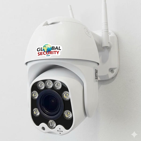 Telecamera PTZ WiFi 5MP con Zoom Ottico 5X 2.7-13.5mm e Audio – Preset, Visione Notturna Colori+IR, AI Tracking