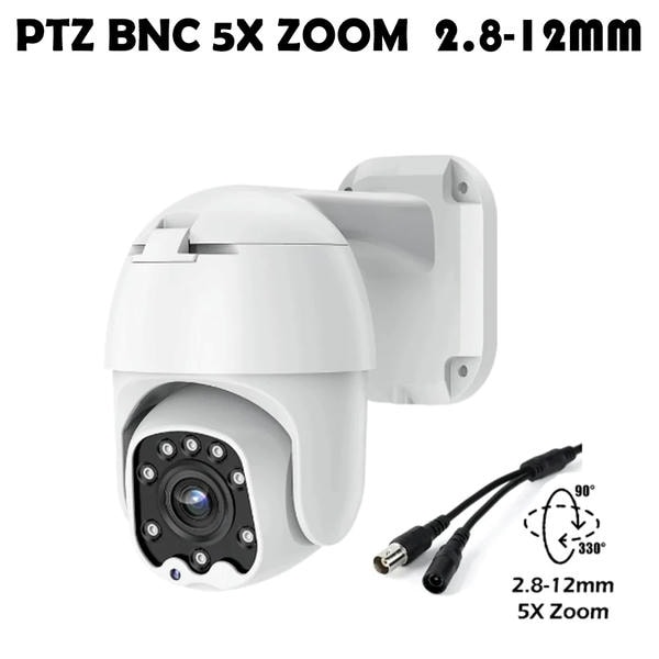 Una Telecamera Ridottissima BNC Ptz a 365 Gradi 2.8-12mm 5X Zoom