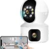 Telecamera a Doppia Lente Baby Monitor Ip Wifi 8 mpx 4k