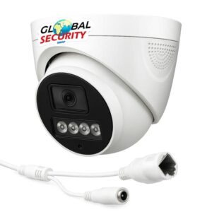 Telecamera di Sorveglianza IP POE Dome 8MP 4K con Audio