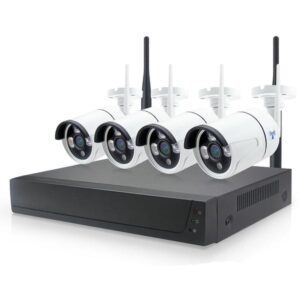 Kit di Videosorveglianza Wifi Wireless 2 Mpx nvr