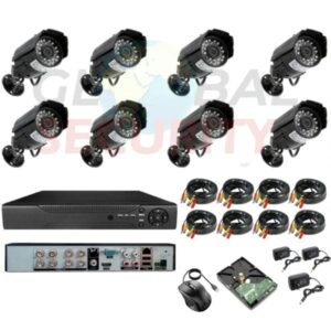 Kit Videosorveglianza CCTV 1,3Mpx 8 Telecamere 1080P Full-Hd