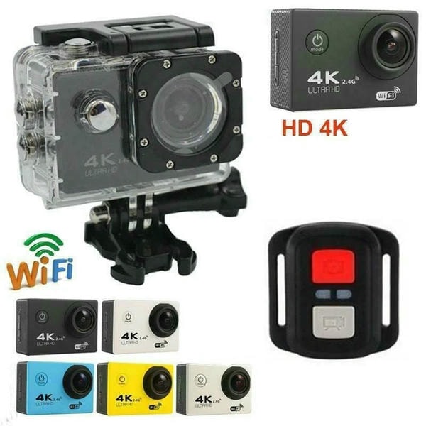 Action Cam 4K 30fps 20 Mpx Ultra HD Videocamera Fotocamera