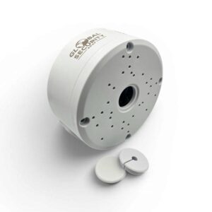 Scatola di Giunzione in Plastica Universale GSS Pro per Telecamere Dome - Base Stagna Nascondi Cavi Ø 120mm