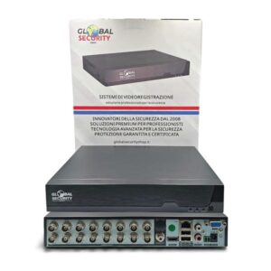 DVR 16 Canali 8 Megapixel Lite | Videoregistratore XVR 5MP Real-Time GSS Ultra