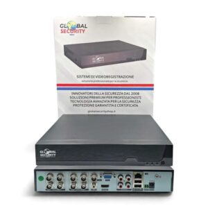 DVR 8 Canali 5 Megapixel Lite | Videoregistratore XVR Ibrido GSS Pro con Uscita 2K, AI e Audio TVI