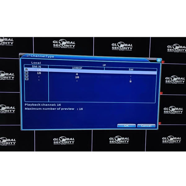 DVR 16 Canali 5 Megapixel Lite | Videoregistratore XVR Ibrido GSS Pro con Uscita 4K Reale e AI