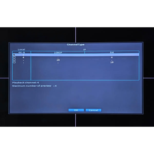 DVR 4 Canali 8 Megapixel Lite | Videoregistratore XVR GSS Ultra con AI e Audio su Coassiale