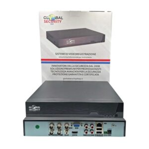 DVR 4 Canali 5 Megapixel Lite | Videoregistratore XVR Ibrido 5M-N GSS Pro