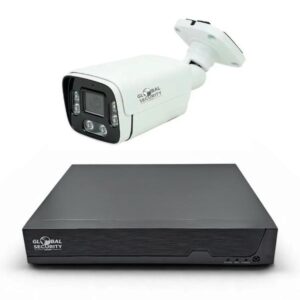 Kit Videosorveglianza 8MP GSS Ultra | XVR 4K AI, Telecamere Bullet V51 con Audio Coassiale
