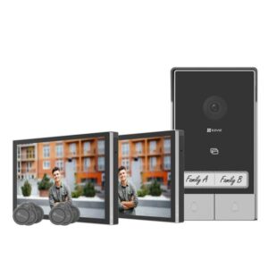 Videocitofono Smart WiFi 2K con Monitor Touch 7″, Visione Notturna, Sblocco Remoto e RFID – Impermeabile