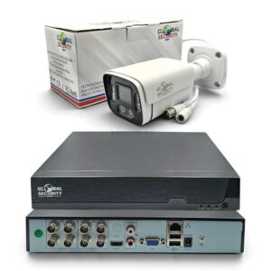 Kit Videosorveglianza 8MP GSS Ultra | XVR 4K AI, Telecamere Bullet V51 con Audio Coassiale