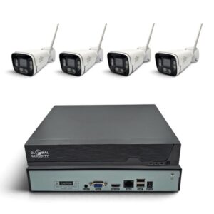 Kit Videosorveglianza WiFi 5MP | 4 o 8 Telecamere in Metallo GSS Ultra e NVR 16 Canali 4K GSS Pro con IA