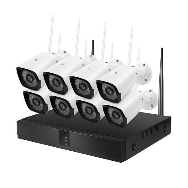 Kit di Videosorveglianza Wireless Wifi 5 Mpx Nvr