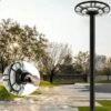 Lampione Solare da Giardino Crepuscolare e Telecomando