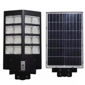 Lampione Stradale LED 800W con Pannello Solare Fotovoltaico Luce Fredda da Esterno