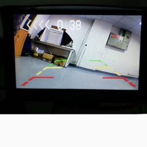 Kit retromarcia camera hd porta targa auto video Sensore Parcheggio retrovisione