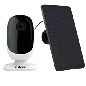 Nilox Smart Security Wifi Pannello Solare a Batterie con Audio