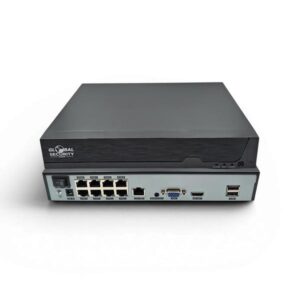 NVR 8 Canali PoE 4K GSS Ultra – Videoregistratore IP Professionale con Switch Integrato e IA