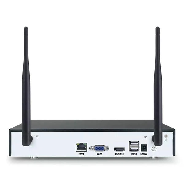 Kit di Videosorveglianza Wireless Wifi 2 Mpx Nvr